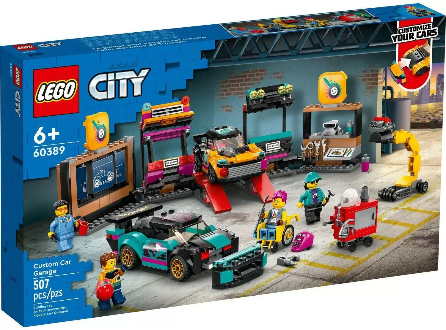 Конструктор LEGO City Гараж для кастомизации машин кор