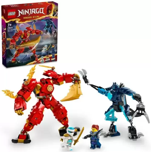 Конструктор LEGO Ninjaga Стихийный огненный робот Кая
